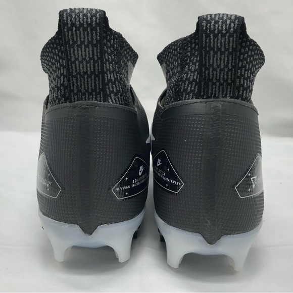 Nike Alpha Menace Elite 3 Men’s Football Cleats Size 8.5 CT6648-001 Black/Grey - Picture 9 of 14